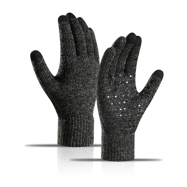 Touchscreen-Compatible Knitted Gloves
