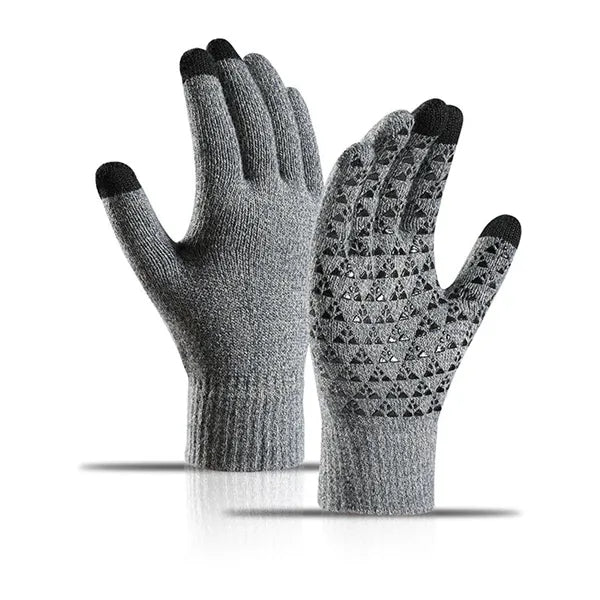 Touchscreen-Compatible Knitted Gloves