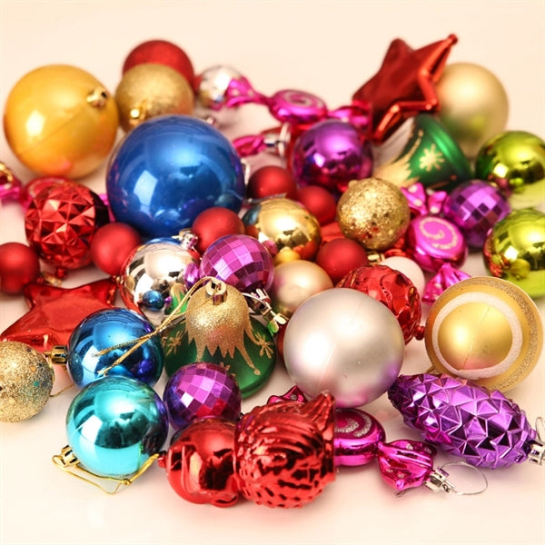 Colorful Plastic Christmas Ball