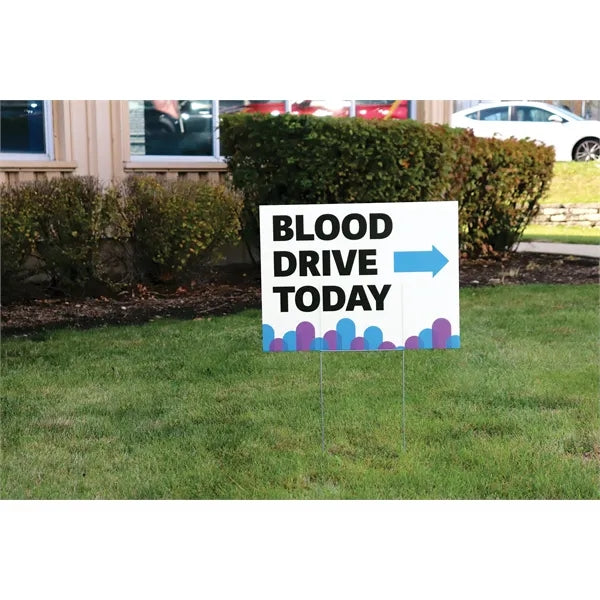 Yard Sign - 24"w x 18"h Horizontal