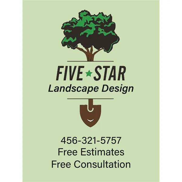 Yard Sign - 12"w x 18"h Vertical