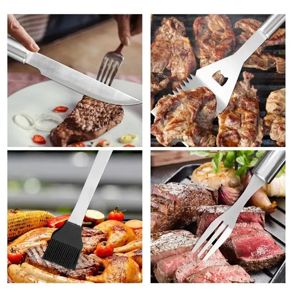 BBQ Grill Accessories Set with Portable Bag