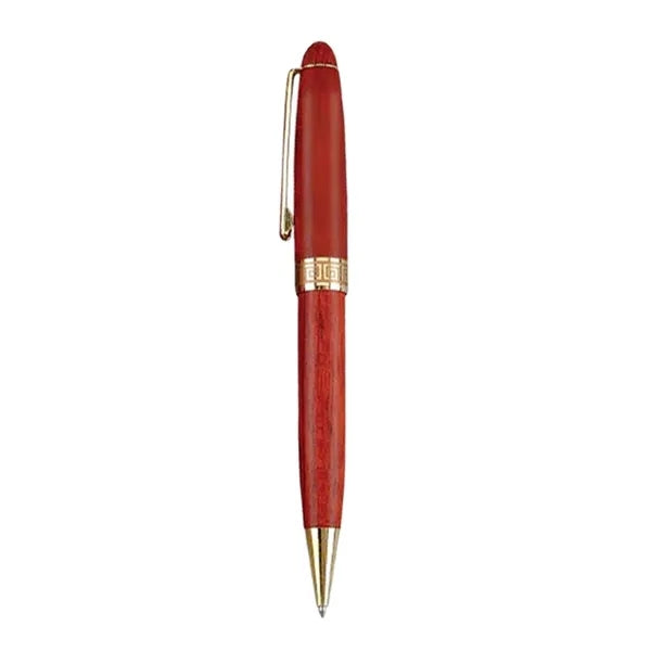 Wood Twist Action Ballpoint Pen