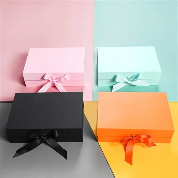 Bow Folding Flip Gift Box