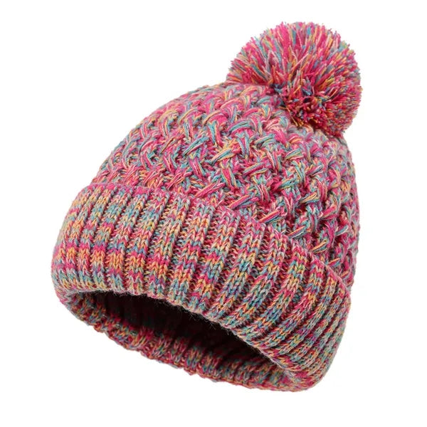 Women Winter Beanie Knitted Hat Soft Warm Ski Cap