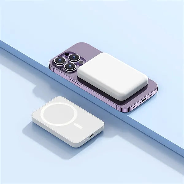 5000 mAh Wireless Magnetic Charging Bank Ultra Thin