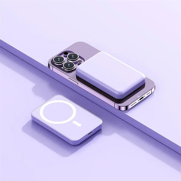 5000 mAh Wireless Magnetic Charging Bank Ultra Thin