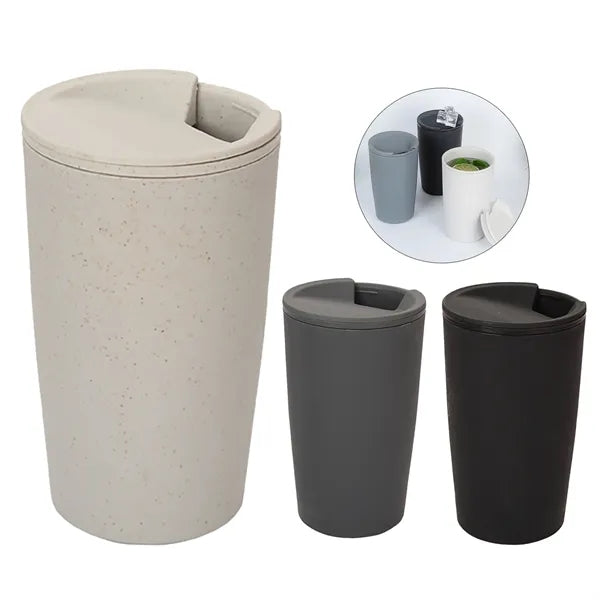 17 oz Wheat Straw Coffee Cup for Heat Preservation
