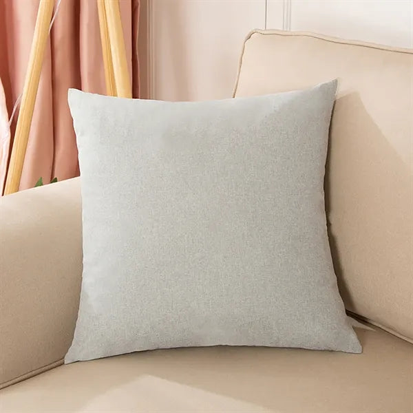 18x18 inch Decorative Linen Solid Throw Pillow Covers Soft