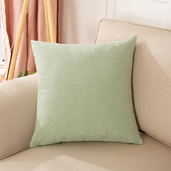 18x18 inch Decorative Linen Solid Throw Pillow Covers Soft