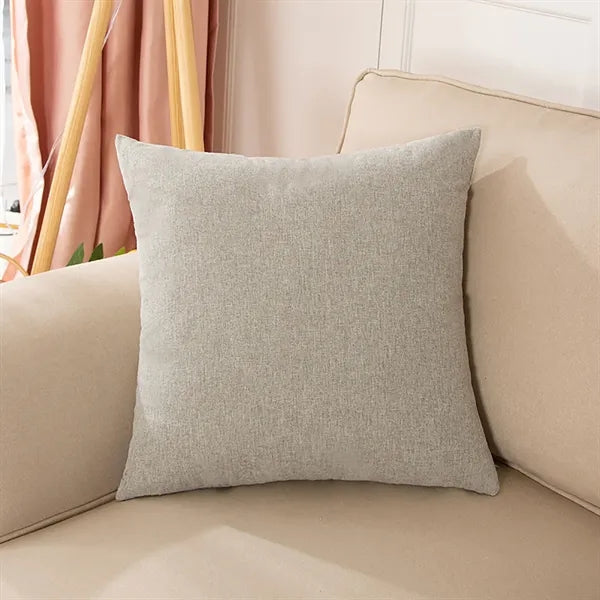 18x18 inch Decorative Linen Solid Throw Pillow Covers Soft
