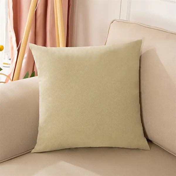18x18 inch Decorative Linen Solid Throw Pillow Covers Soft