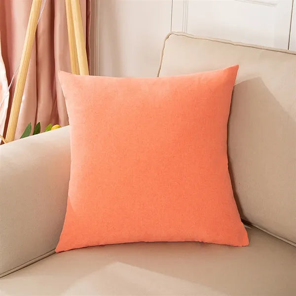 18x18 inch Decorative Linen Solid Throw Pillow Covers Soft