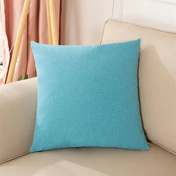 18x18 inch Decorative Linen Solid Throw Pillow Covers Soft
