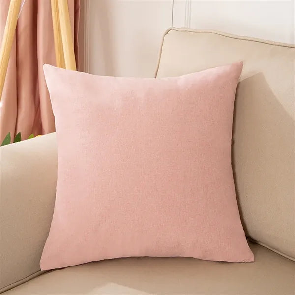 18x18 inch Decorative Linen Solid Throw Pillow Covers Soft