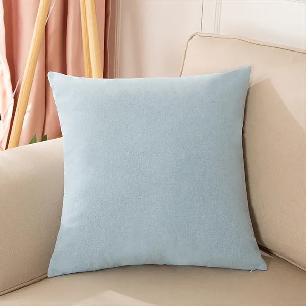 18x18 inch Decorative Linen Solid Throw Pillow Covers Soft