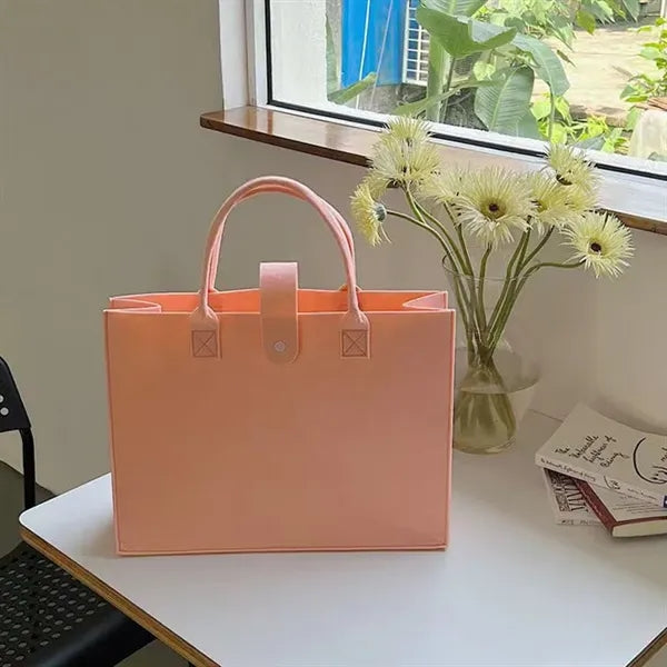 Eco-Friendly Resuable Felt Shopping Grocery Tote Bag