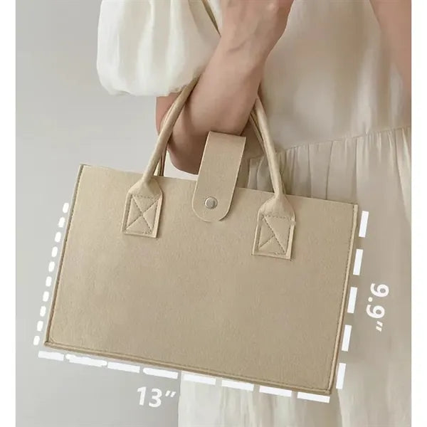 Eco-Friendly Resuable Felt Shopping Grocery Tote Bag