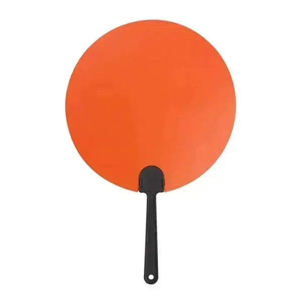 Decorations Craft Plastic Round Handheld Fan