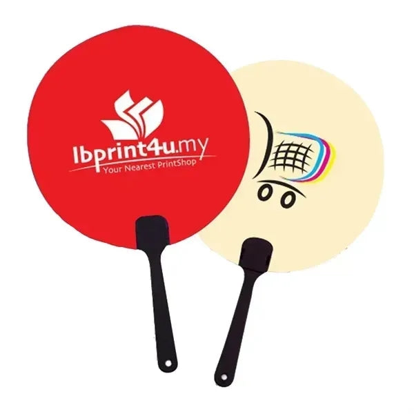 Decorations Craft Plastic Round Handheld Fan