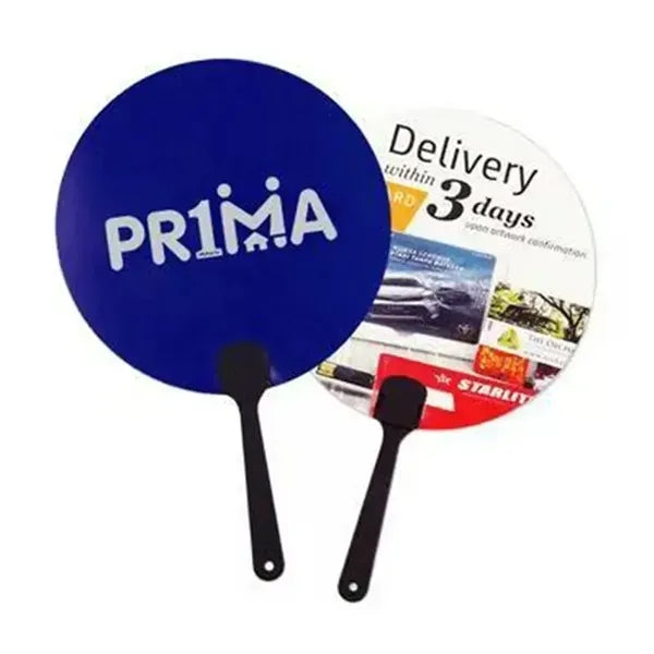 Decorations Craft Plastic Round Handheld Fan