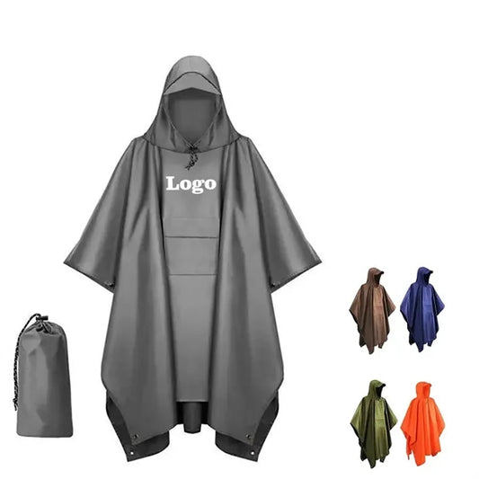 Hooded Rain Poncho