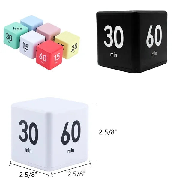Plastic Cube Timer-15/20/30/60mins