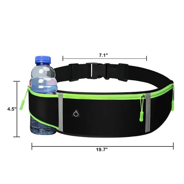 Running Belt Fanny Pack with Bottle Holder