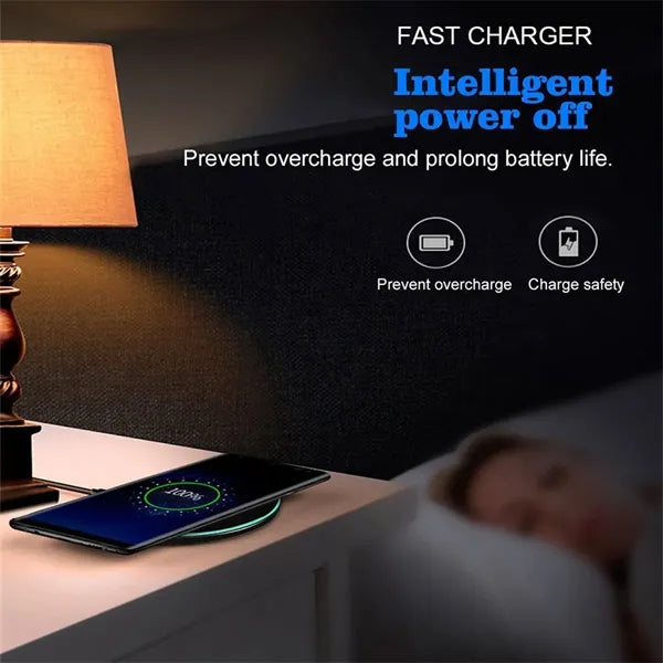 15W Fast Wireless Charger Pad