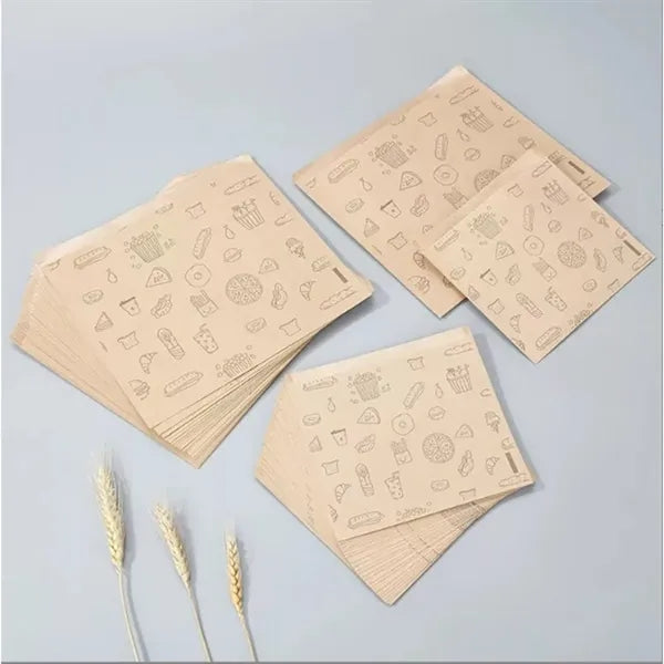 Breakfast paper bags, deli bags