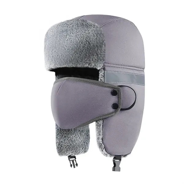 Winter Hats with Ear Mask and Reflective Strips