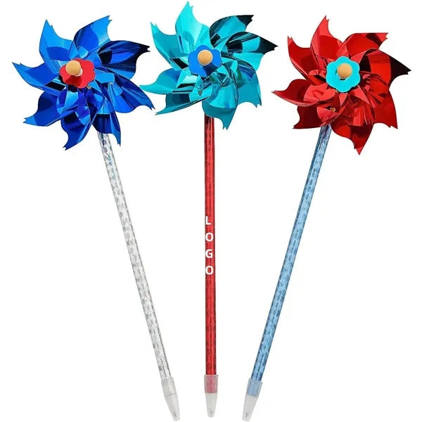 Fun Patriotic Pinwheel Pens