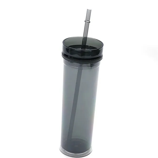 16 oz Double Wall Plastic Straight Body Cup for Outdoor