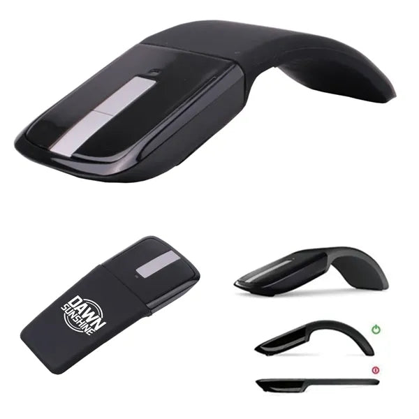 Wireless Arc Touch Foldable Mouse for Laptop Computer