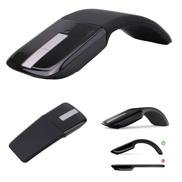 Wireless Arc Touch Foldable Mouse for Laptop Computer