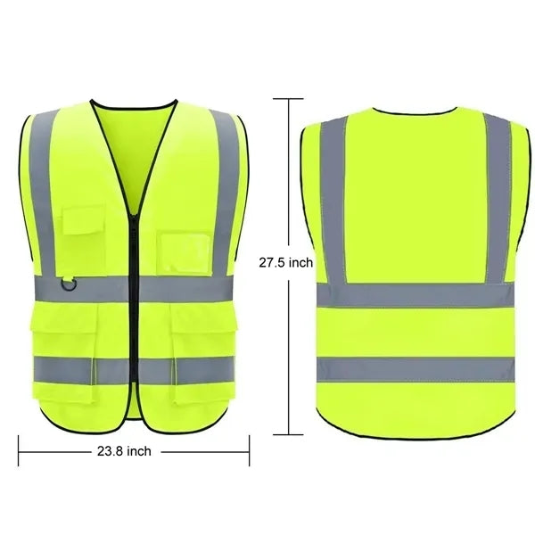 Premium reflective safety vest