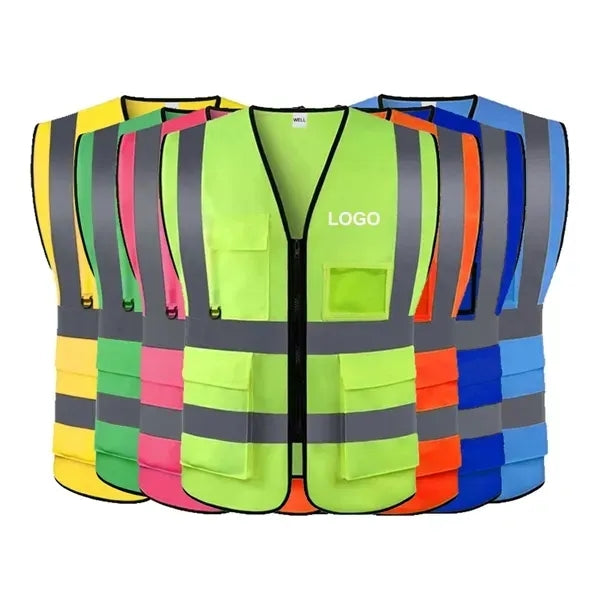 Premium reflective safety vest