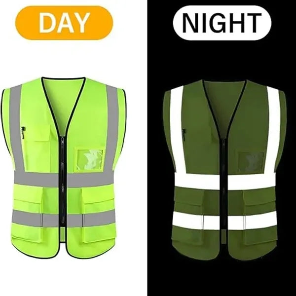 Premium reflective safety vest