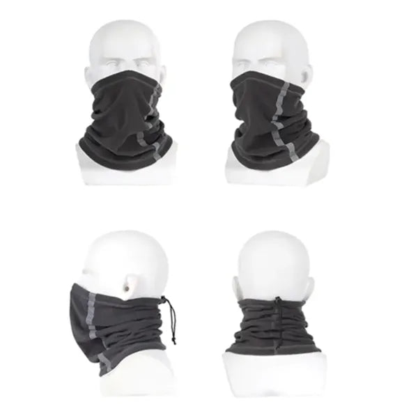 Double-layer Reflective Winter Thermal Neck Warmer Ski Mask