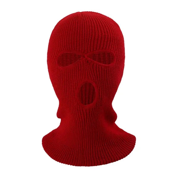 3-Hole Unisex Knit Full Face Cover Ski Mask
