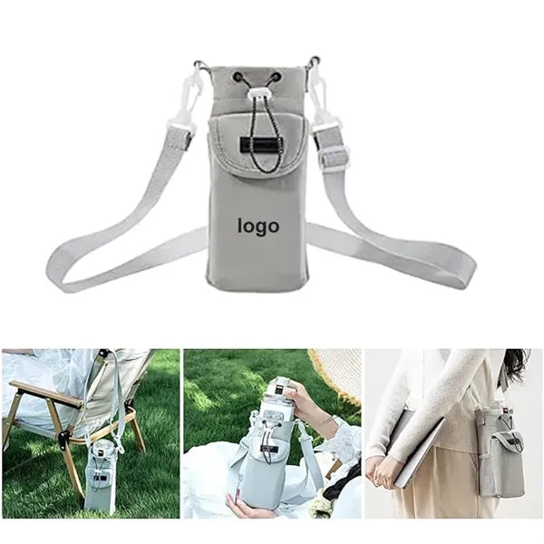 Water Bottle Bag With Adjustable Strap