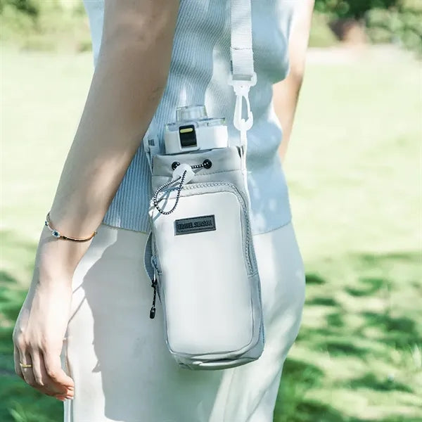 Water Bottle Bag With Adjustable Strap