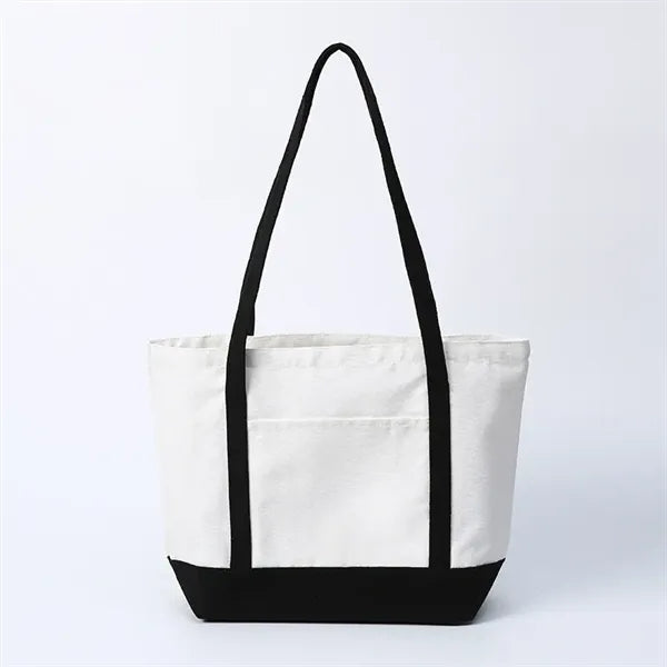 Canvas Tote Bag With Pocket