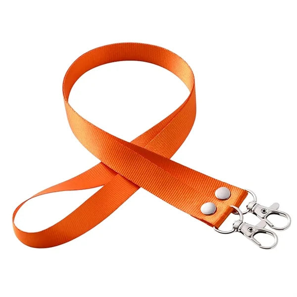 Lanyard with Double Lobster Clip