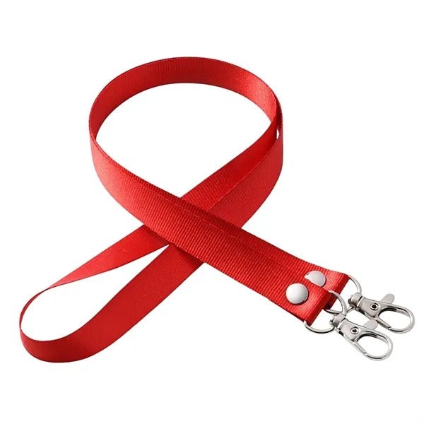 Lanyard with Double Lobster Clip