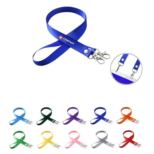 Lanyard with Double Lobster Clip