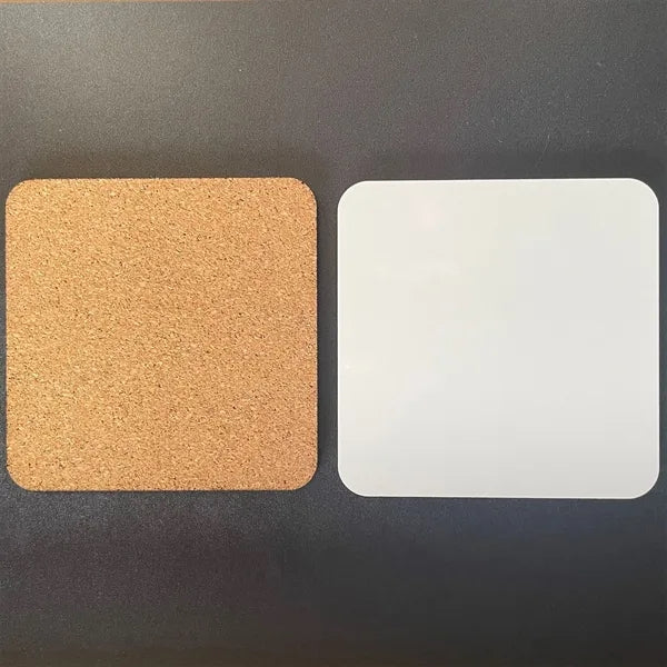 Ceramic Coaster Cork Pad Custom Desk Decoration