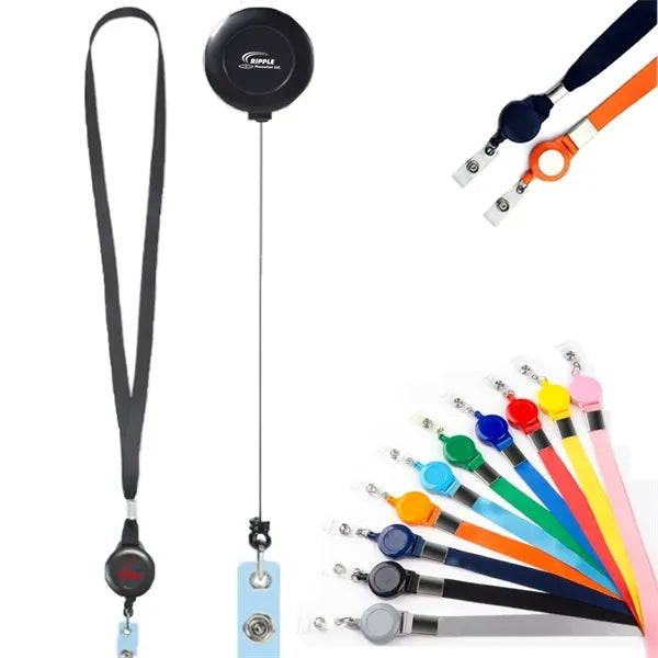 Retractable Easy-pull ID Lanyard
