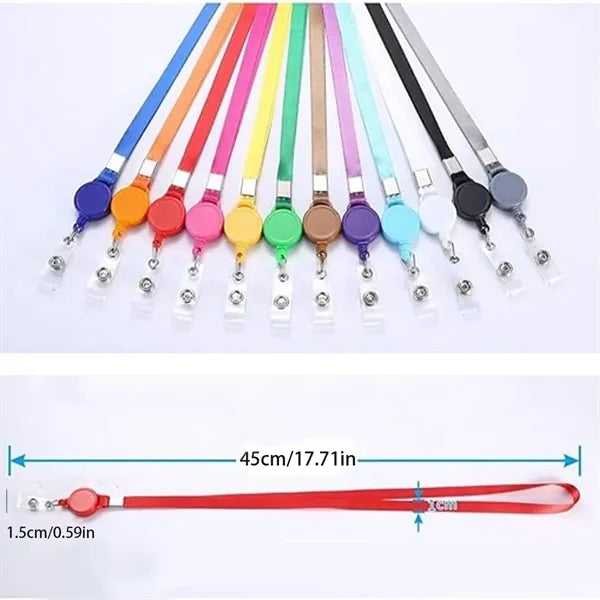 Retractable Easy-pull ID Lanyard