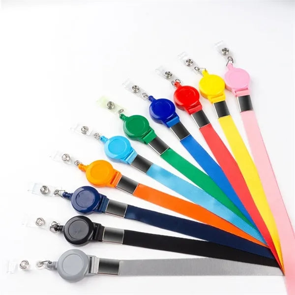 Retractable Easy-pull ID Lanyard